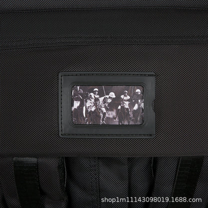 KLQDZMS Oxford Cloth Suitcase Bag Large Capacity Trolley Bag Men's Outdoor Travel Organizer Bag Women's Shoulders Backpacks