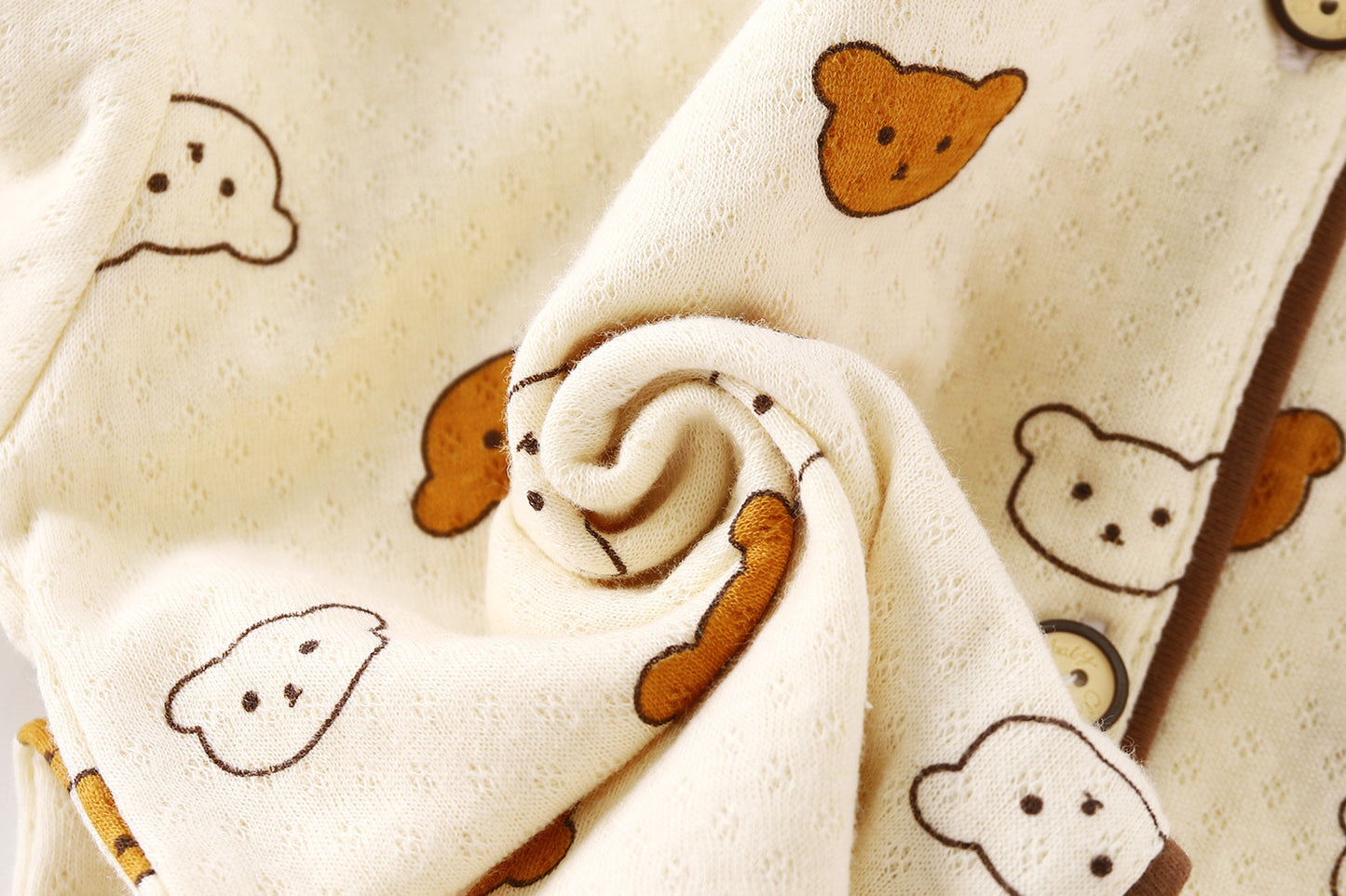 Kids Spring Summer Pajamas Set Cute Cartoon Print Long Sleeve Lapel Soft Sleepwear for Boys Girls Baby Casual Loose Loungewear