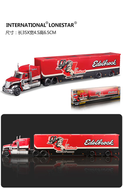 Maisto 1:64 MACK Anthem LoneStar UP Transport Fundição Fabricação Reboque Modelo Simulação Modelo Coleção Carro de Liga