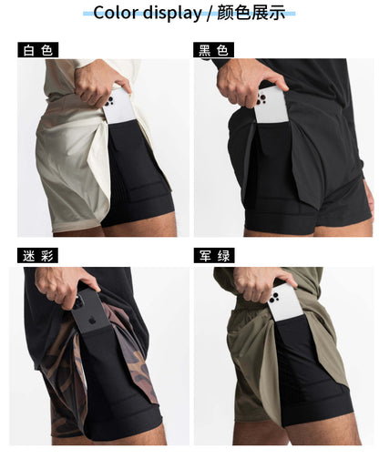 024 Summer Man Fitness sports Shorts Men's Jogging Gym Bodybuilding short pants Breathable training sportswear