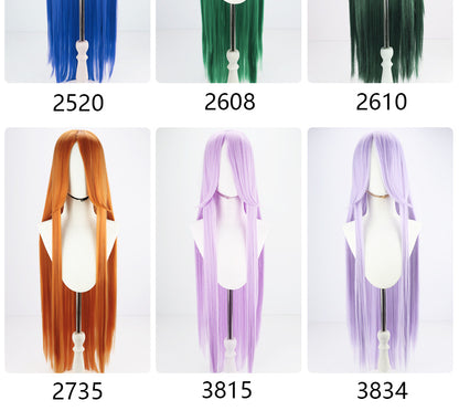Perucas sintéticas de cabelo rosa com volume de ar, seda de cabelo macia de alta temperatura, cabelo a granel, peruca longa, cacheada, de ondas grandes, lisa, para Cosplay