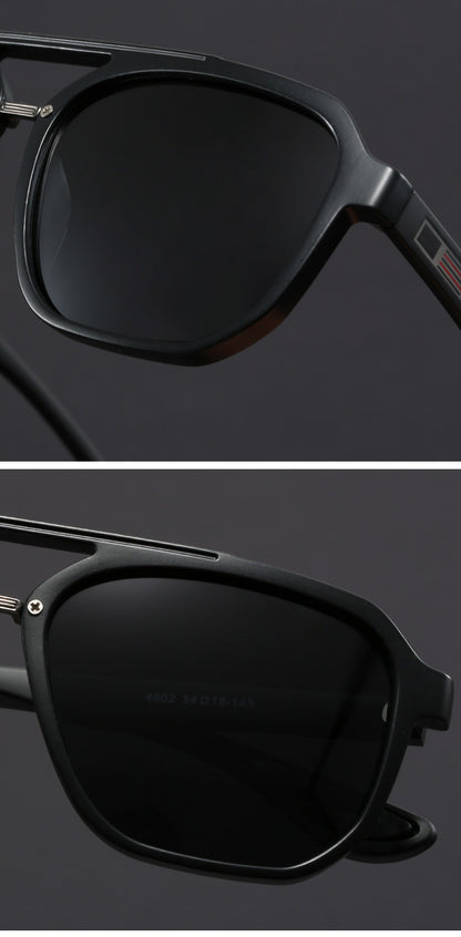 Man Aviation Style TR Frame Customized Polarized Mirror Lens Sunglasses Women Oversized Finished Myopia Sun Glasses with Diopter