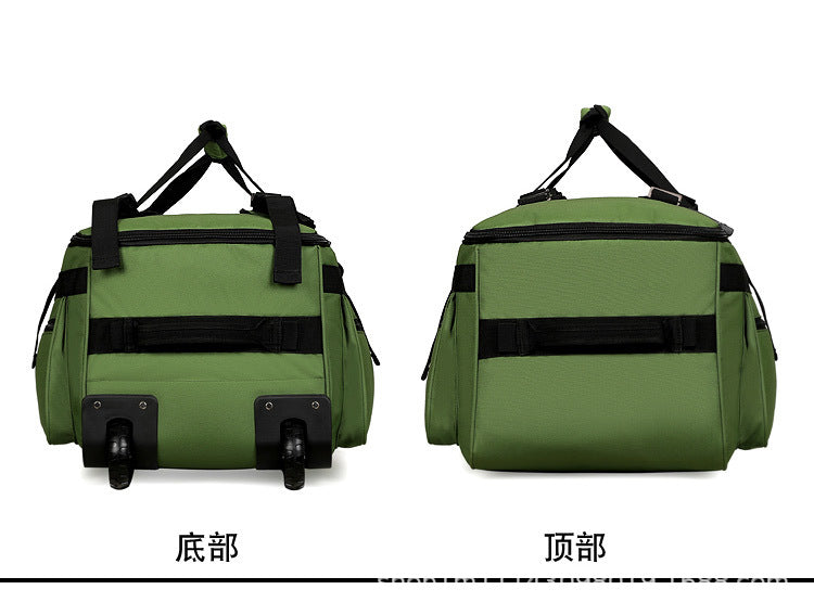Bolsa de bagagem externa KLQDZMS, bolsa organizadora de roupas de capacidade superdimensionada, mochila de viagem masculina de tecido Oxford, mochila de remessa
