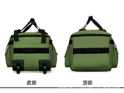 Bolsa de bagagem externa KLQDZMS, bolsa organizadora de roupas de capacidade superdimensionada, mochila de viagem masculina de tecido Oxford, mochila de remessa