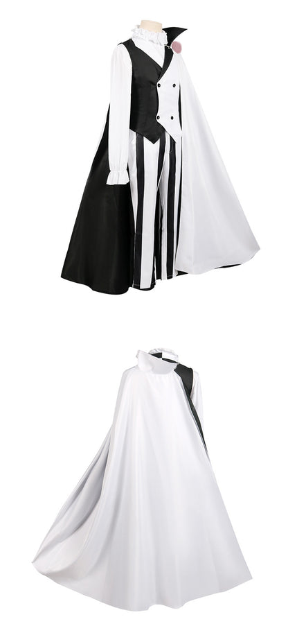 Nikolai Gogol Cosplay Costume Anime Bungou BSD Season 4 Nikolai Cosplay Cloak Cape Uniform Suit Wig