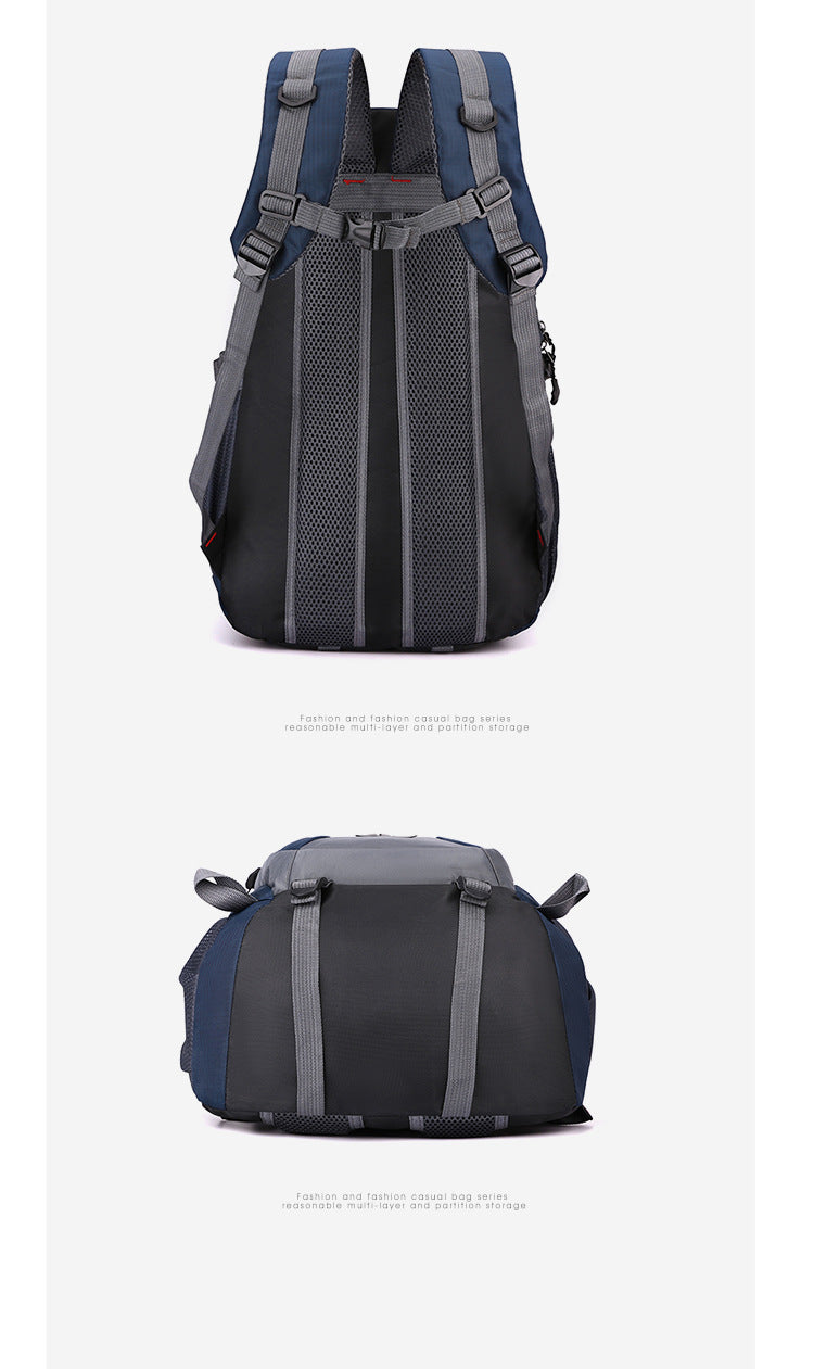 Nova Mochila Masculina de Nylon Impermeável Casual para Viagem ao Ar Livre Mochila Feminina para Caminhada Acampamento Montanhismo Bolsa Esportiva Juvenil