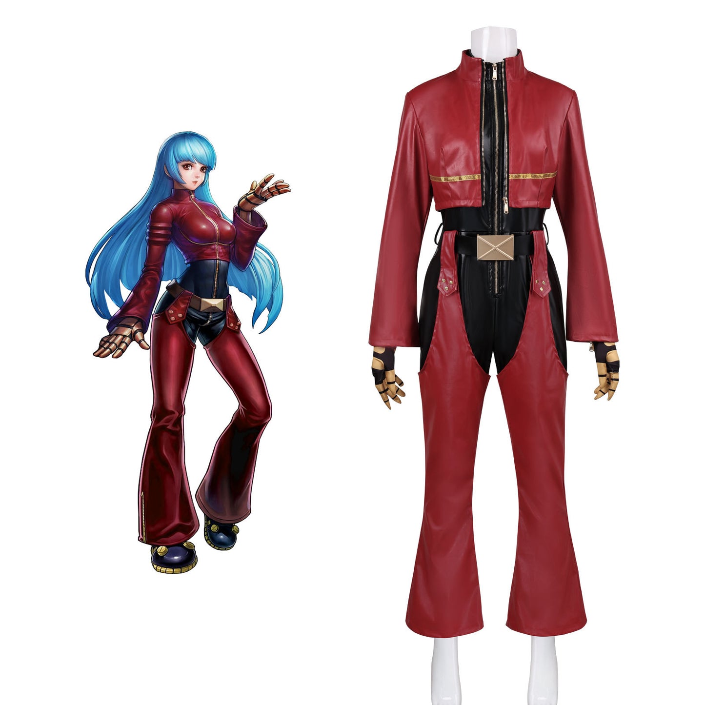 Game Fighters King Kula Diamond Cosplay Costume Kula Ice Doll Role Play Outfit For Hallowmas Party Comicon Adult Unisex Prop