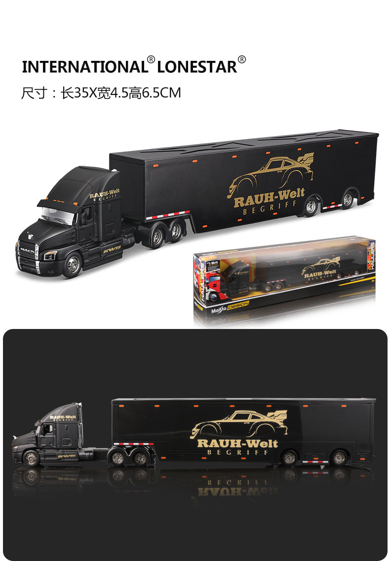 Maisto 1:64 MACK Anthem LoneStar UP Transport Fundição Fabricação Reboque Modelo Simulação Modelo Coleção Carro de Liga