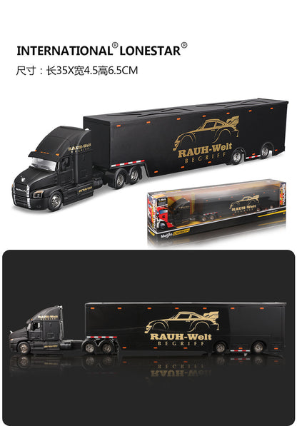 Maisto 1:64 MACK Anthem LoneStar UP Transport Fundição Fabricação Reboque Modelo Simulação Modelo Coleção Carro de Liga