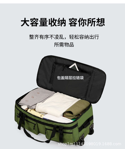 Bolsa de bagagem externa KLQDZMS, bolsa organizadora de roupas de capacidade superdimensionada, mochila de viagem masculina de tecido Oxford, mochila de remessa