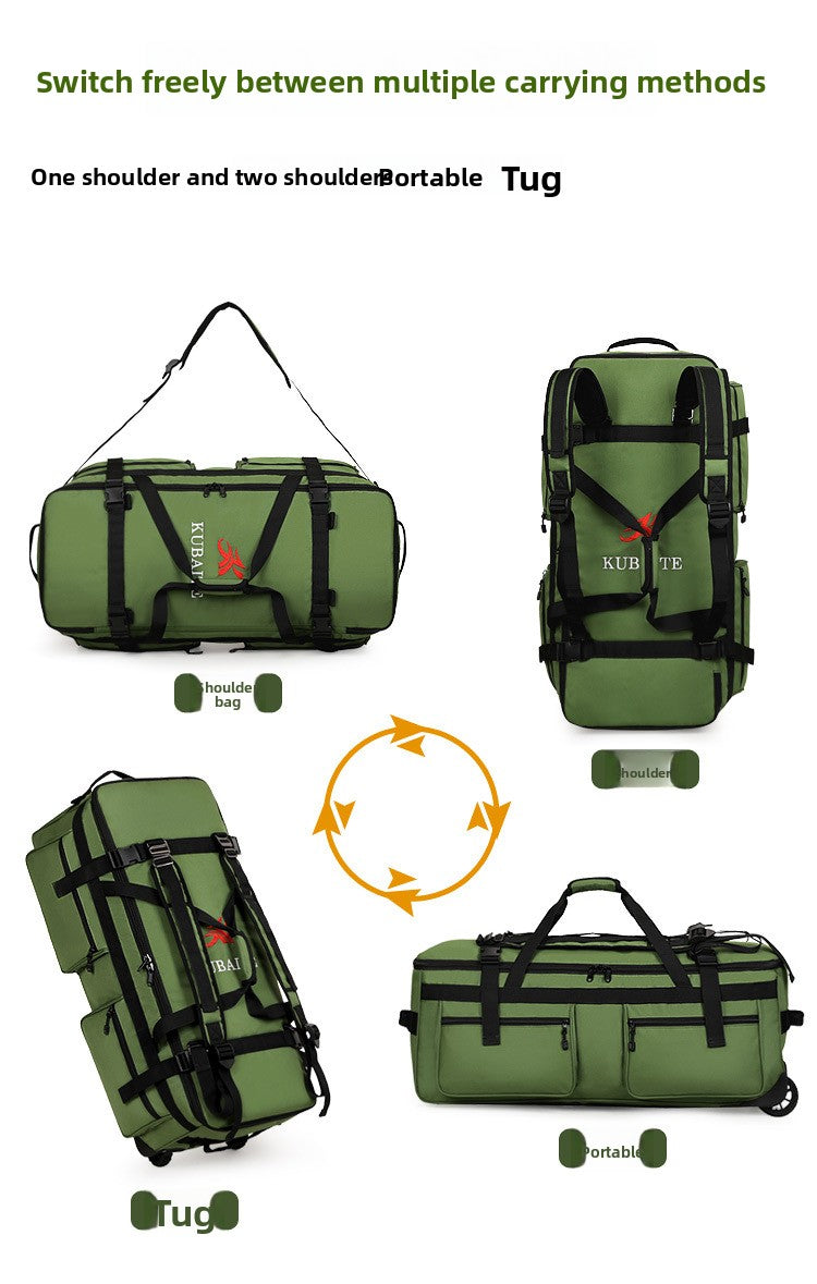 KLQDZMS Multifunctional Backpack Men's Travel Backpack Oversized Capacity Clothing Organizer Bag Travel Bag Shoulder Bag