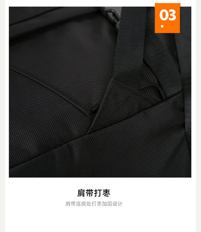 KLQDZMS Waterproof Luggage Bag Oxford Cloth Run Trolley Bag Large Capacity Double Shoulder Travel Bag with Wheels Handbag