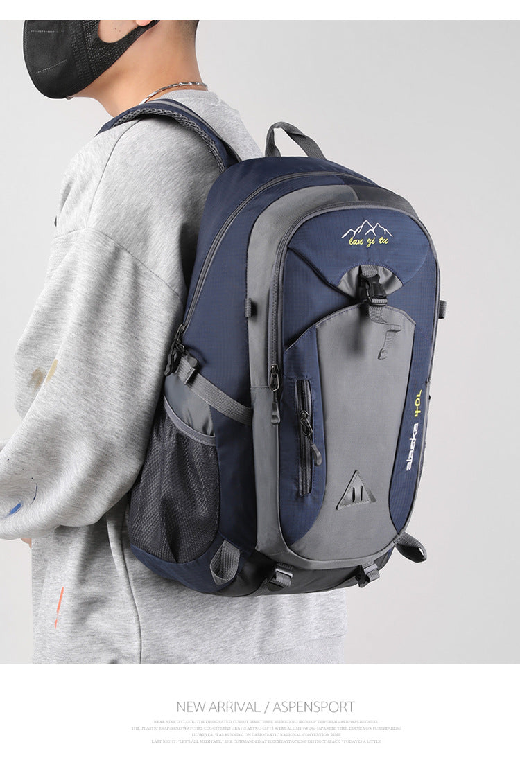 Nova Mochila Masculina de Nylon Impermeável Casual para Viagem ao Ar Livre Mochila Feminina para Caminhada Acampamento Montanhismo Bolsa Esportiva Juvenil