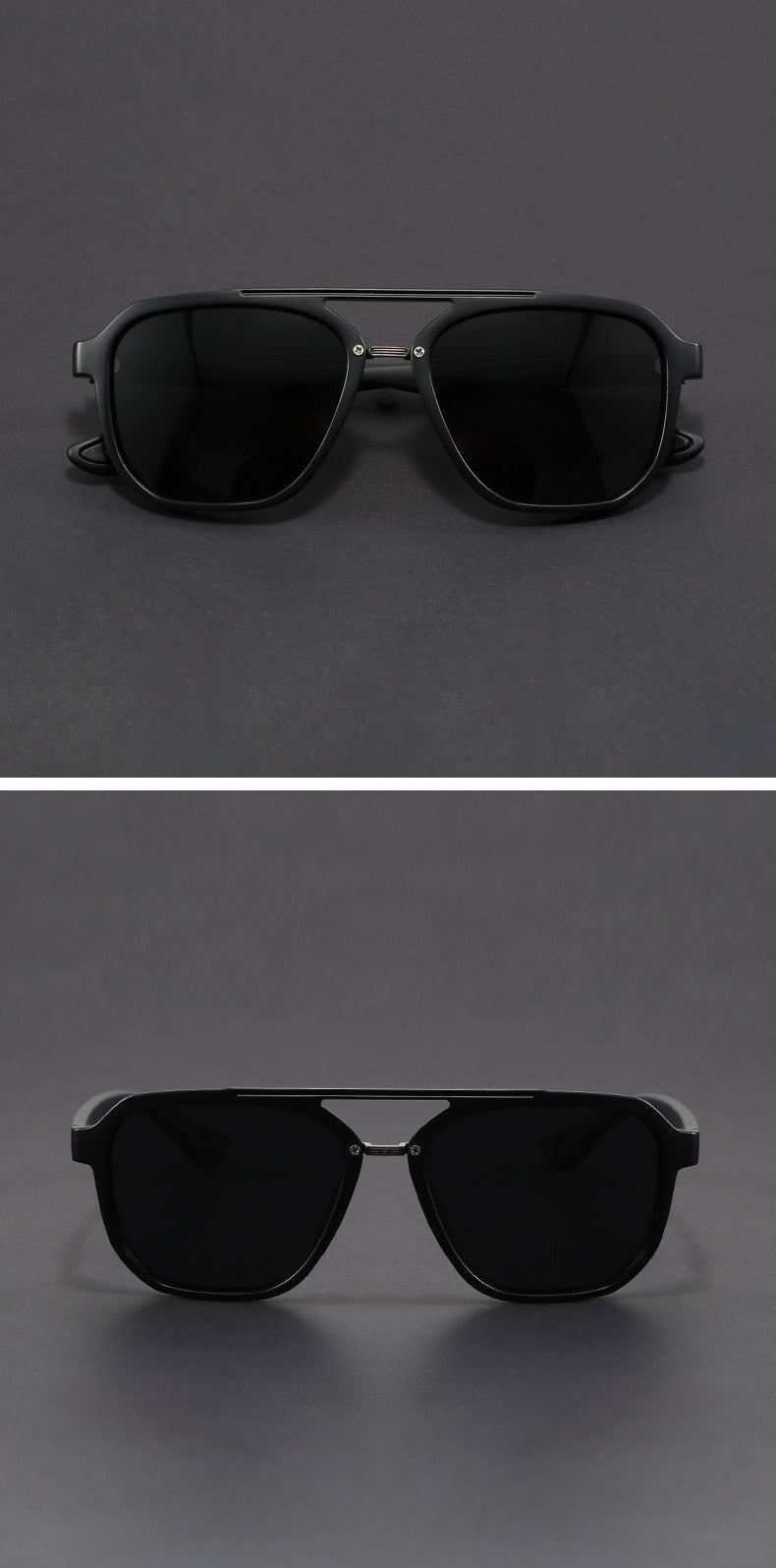 Man Aviation Style TR Frame Customized Polarized Mirror Lens Sunglasses Women Oversized Finished Myopia Sun Glasses with Diopter