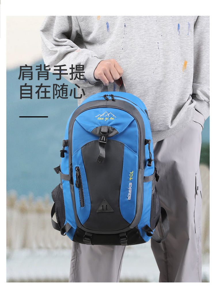Nova Mochila Masculina de Nylon Impermeável Casual para Viagem ao Ar Livre Mochila Feminina para Caminhada Acampamento Montanhismo Bolsa Esportiva Juvenil