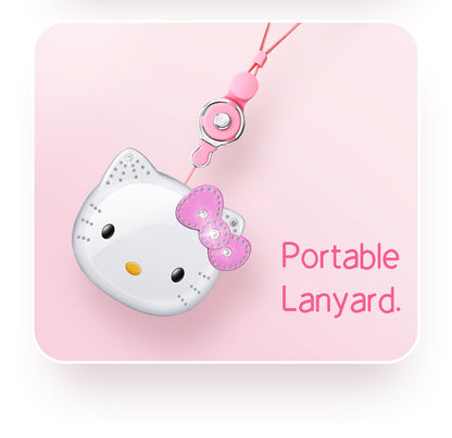 2024 Novo Telefone Dobrável Kawaii Sanrio Hello Kitty Desenho Animado Fofo Infantil Branco Rosa Mini Telefone Presentes de Aniversário Para Crianças Brinquedos Para Meninas