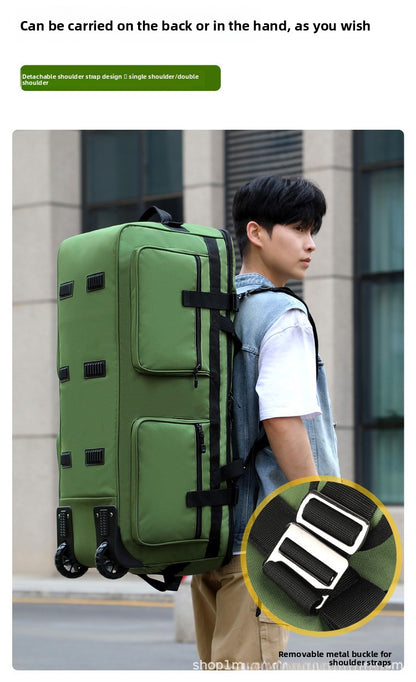 KLQDZMS Multifunctional Backpack Men's Travel Backpack Oversized Capacity Clothing Organizer Bag Travel Bag Shoulder Bag
