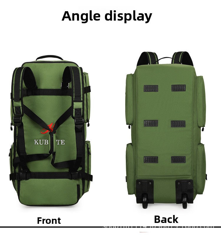 Bolsa de bagagem externa KLQDZMS, bolsa organizadora de roupas de capacidade superdimensionada, mochila de viagem masculina de tecido Oxford, mochila de remessa