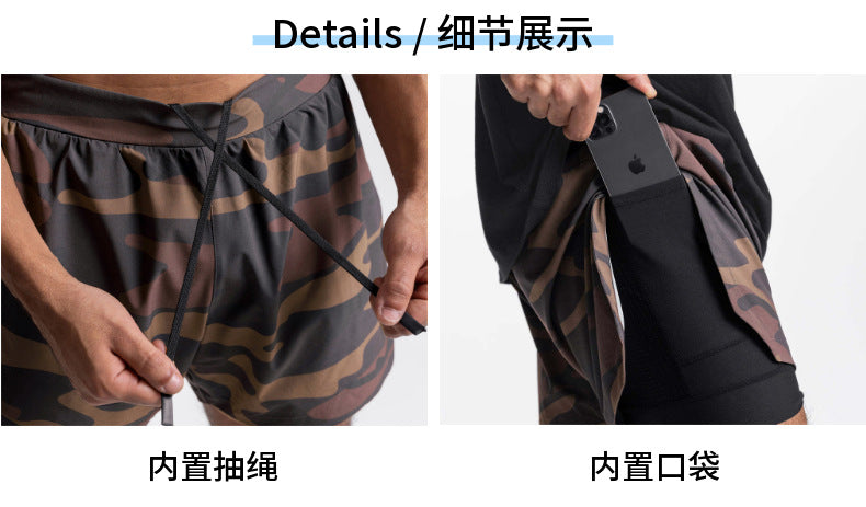 024 Summer Man Fitness sports Shorts Men's Jogging Gym Bodybuilding short pants Breathable training sportswear