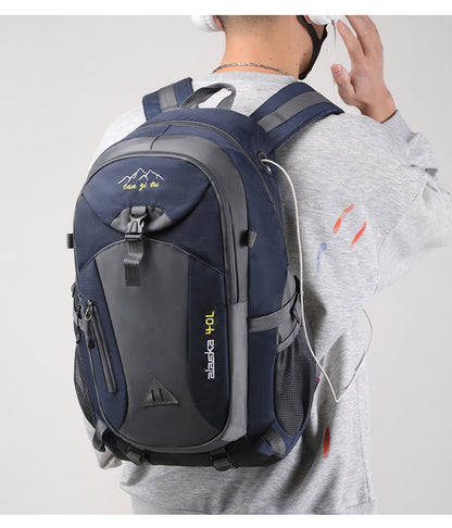 Nova Mochila Masculina de Nylon Impermeável Casual para Viagem ao Ar Livre Mochila Feminina para Caminhada Acampamento Montanhismo Bolsa Esportiva Juvenil