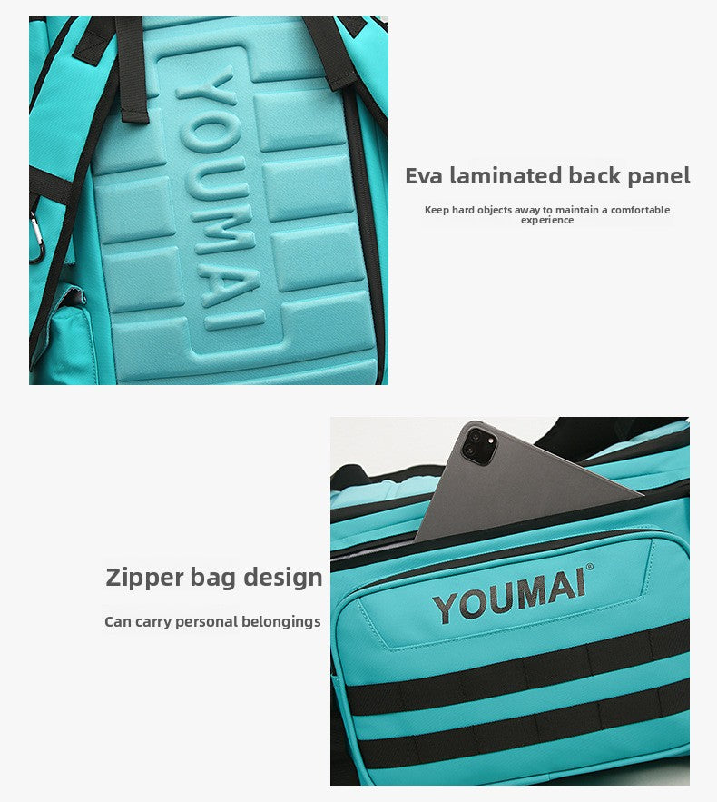 KLQDZMS Men's Backpack Outdoor Sports Ski Shoulder Bag Oxford Cloth Large Capacity Wearable Travel Bag Women's Luggage Bag