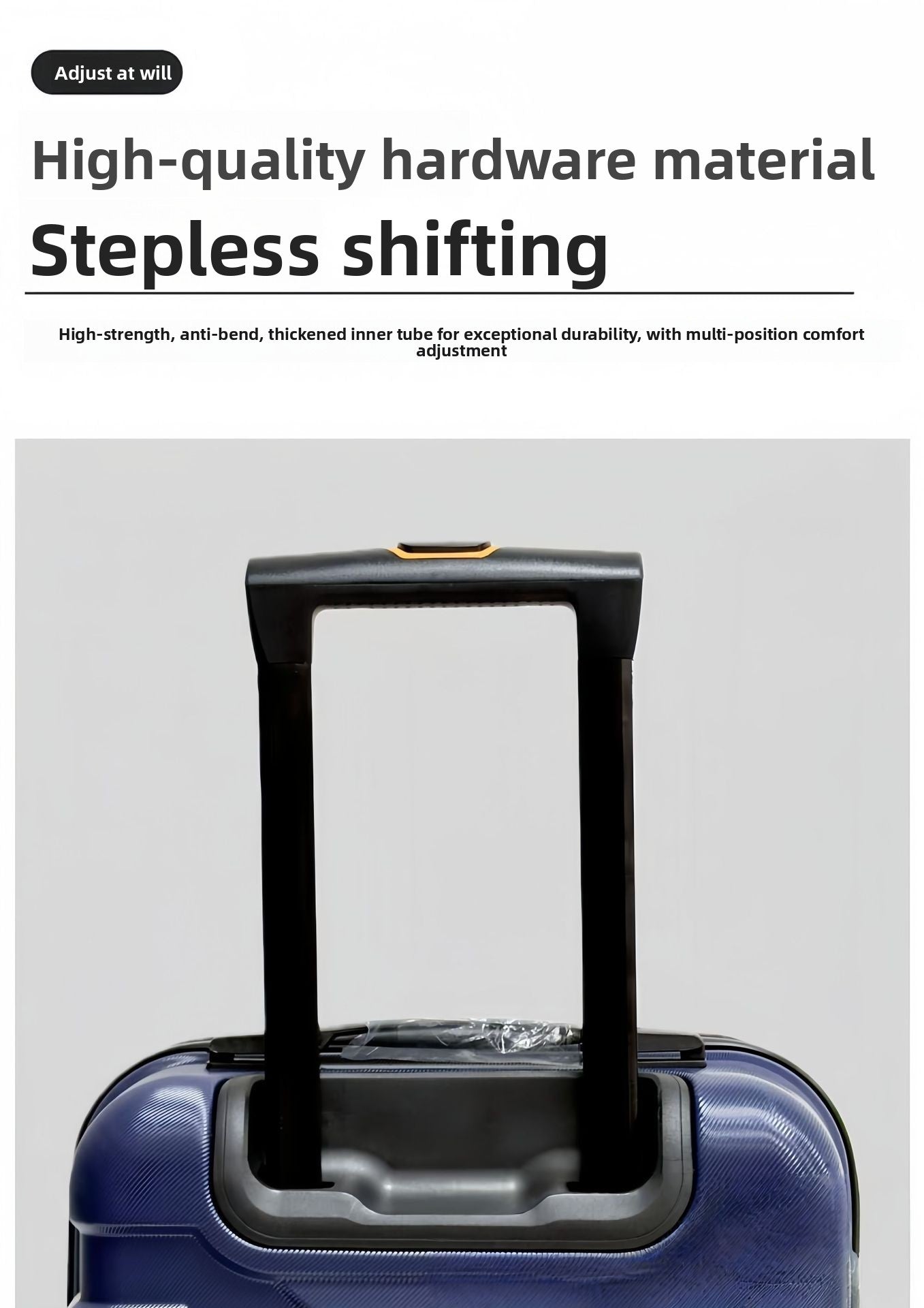 COLENARA Suitcase New ABS + PC Boarding Box Three Sets of Large-capacity Trolley Bags Women's Wheeled Travel Bag Luggage