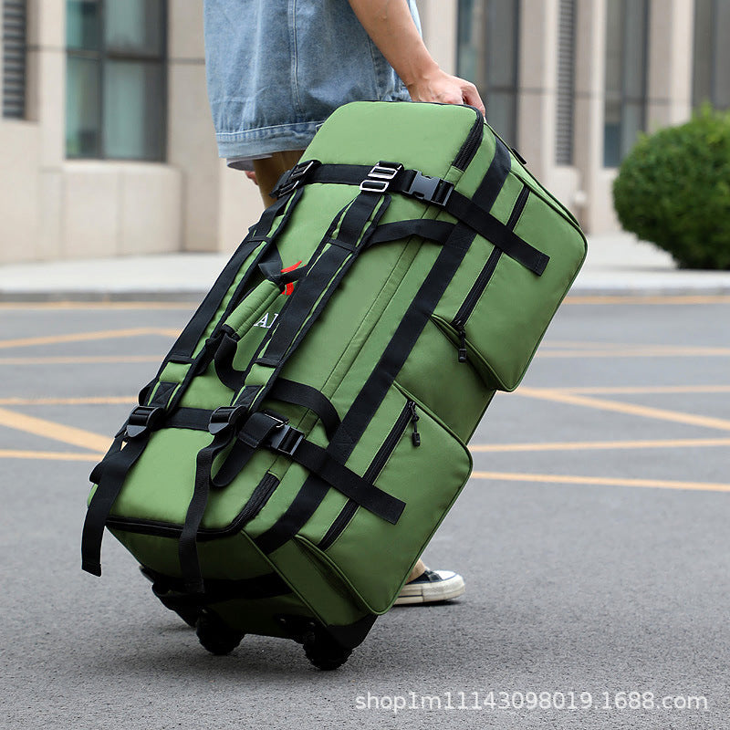 KLQDZMS Multifunctional Backpack Men's Travel Backpack Oversized Capacity Clothing Organizer Bag Travel Bag Shoulder Bag