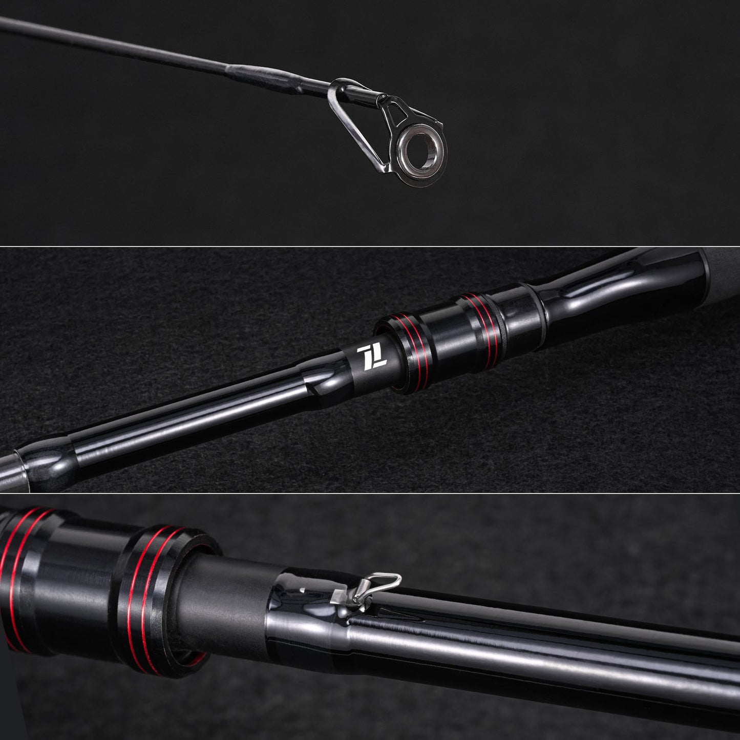 Casting Fishing Rod Carbon Fishing Rod Camping Fishing 4-6 Guides Compact Collapsed Size Fast Action Fishing Rod