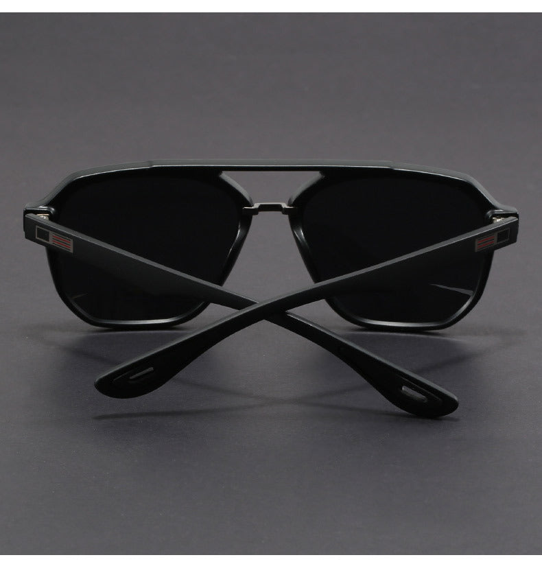 Man Aviation Style TR Frame Customized Polarized Mirror Lens Sunglasses Women Oversized Finished Myopia Sun Glasses with Diopter