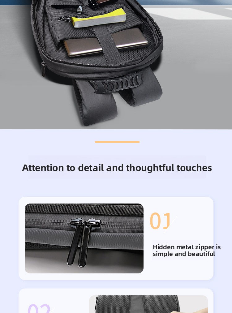 KLQDZMS Men's Backpack PC Laptop Shoulder Bag LED Light-emitting Cycling Schoolbag Expandable Waterproof Motorcycle Helmet Bag