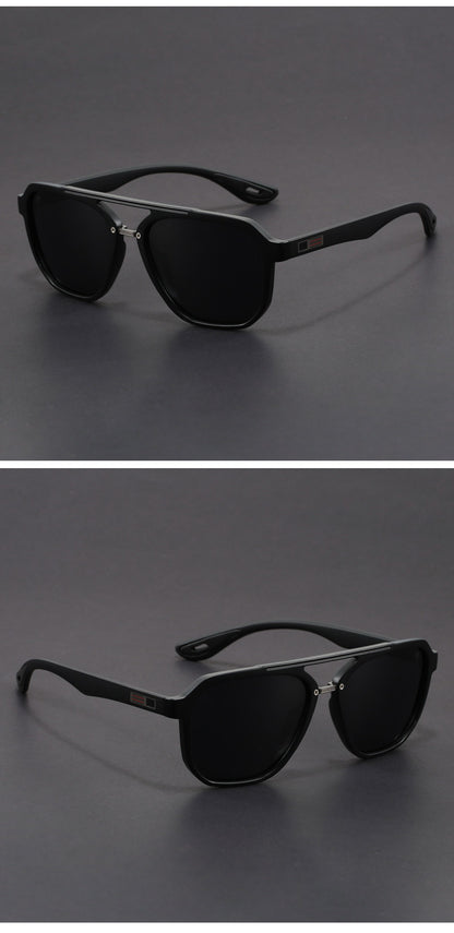 Man Aviation Style TR Frame Customized Polarized Mirror Lens Sunglasses Women Oversized Finished Myopia Sun Glasses with Diopter