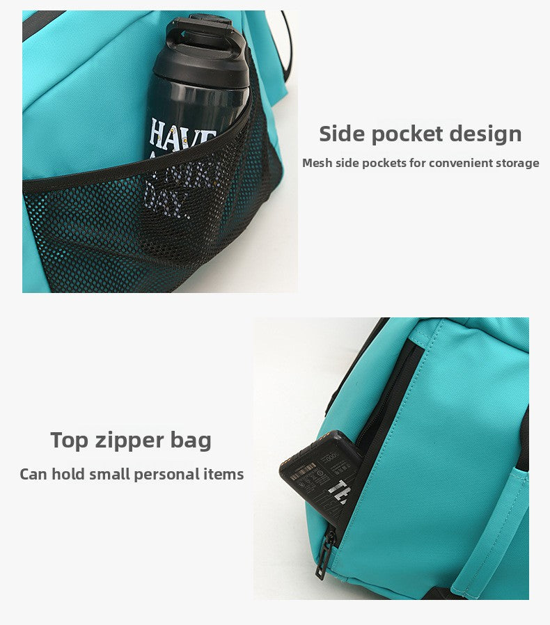 KLQDZMS Women's Ski Backpack Multifunctional Luggage Bag Multifunctional Oxford Cloth Checked Storage Bag Men's Travel Handbag