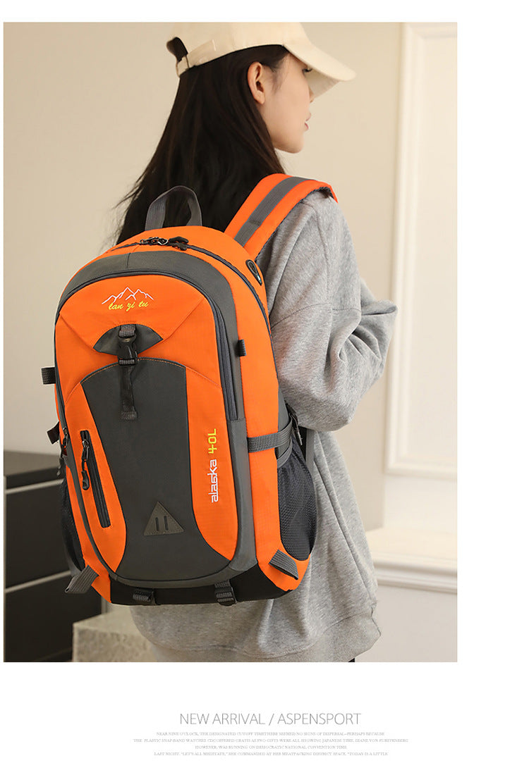 Nova Mochila Masculina de Nylon Impermeável Casual para Viagem ao Ar Livre Mochila Feminina para Caminhada Acampamento Montanhismo Bolsa Esportiva Juvenil