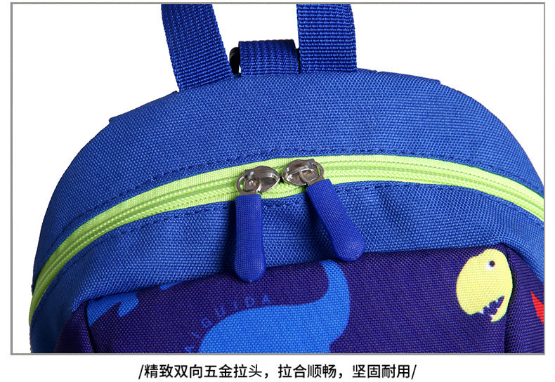 Infant Baby Dinosaur Safety Harness Backpack Toddler Kids Canvas Leash Anti-lost Kindergarten Bag Children Animal Schoolbags
