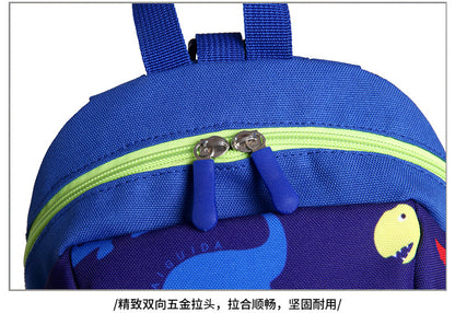 Infant Baby Dinosaur Safety Harness Backpack Toddler Kids Canvas Leash Anti-lost Kindergarten Bag Children Animal Schoolbags