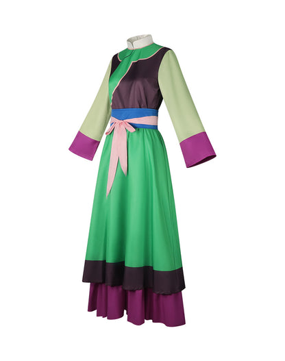 Anime Maomao Cosplay Costume Kusuriya no Hitorigoto Movie Maomao Role Play Hanfu Long Dress Outfit For Hallowmas Party Adult