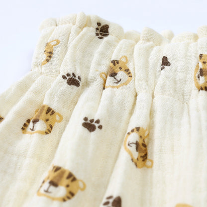 2025 Organic Cotton Shorts for Baby Clothes Toddler Boy & Girl Bloomer Printed Short Pants for Babies Board Shorts Diaper Covers