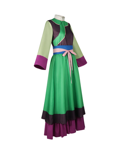 Anime Maomao Cosplay Costume Kusuriya no Hitorigoto Movie Maomao Role Play Hanfu Long Dress Outfit For Hallowmas Party Adult