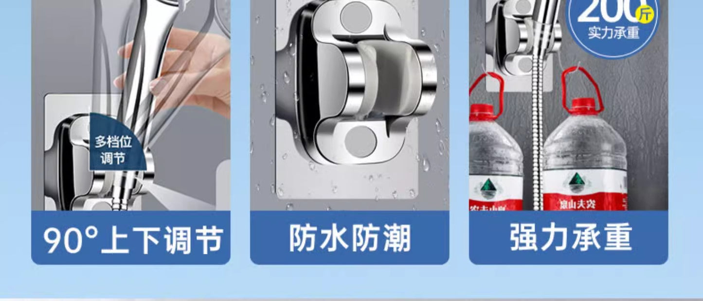 Black 5 Modes Shower Head Adjustable High Pressure Water Saving Portable Filtered Shower Head Faucet Tap Bathroom Accessories