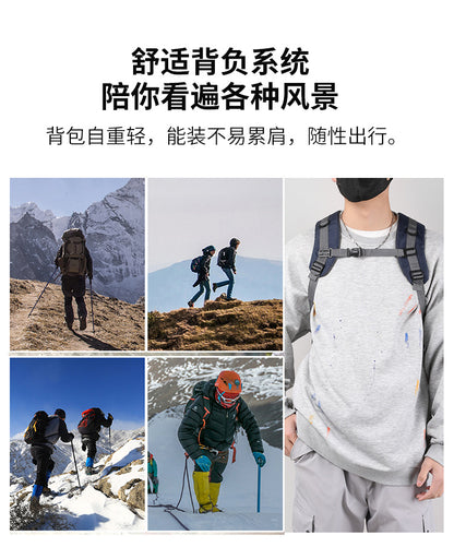 Nova Mochila Masculina de Nylon Impermeável Casual para Viagem ao Ar Livre Mochila Feminina para Caminhada Acampamento Montanhismo Bolsa Esportiva Juvenil