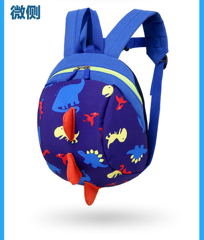 Infant Baby Dinosaur Safety Harness Backpack Toddler Kids Canvas Leash Anti-lost Kindergarten Bag Children Animal Schoolbags