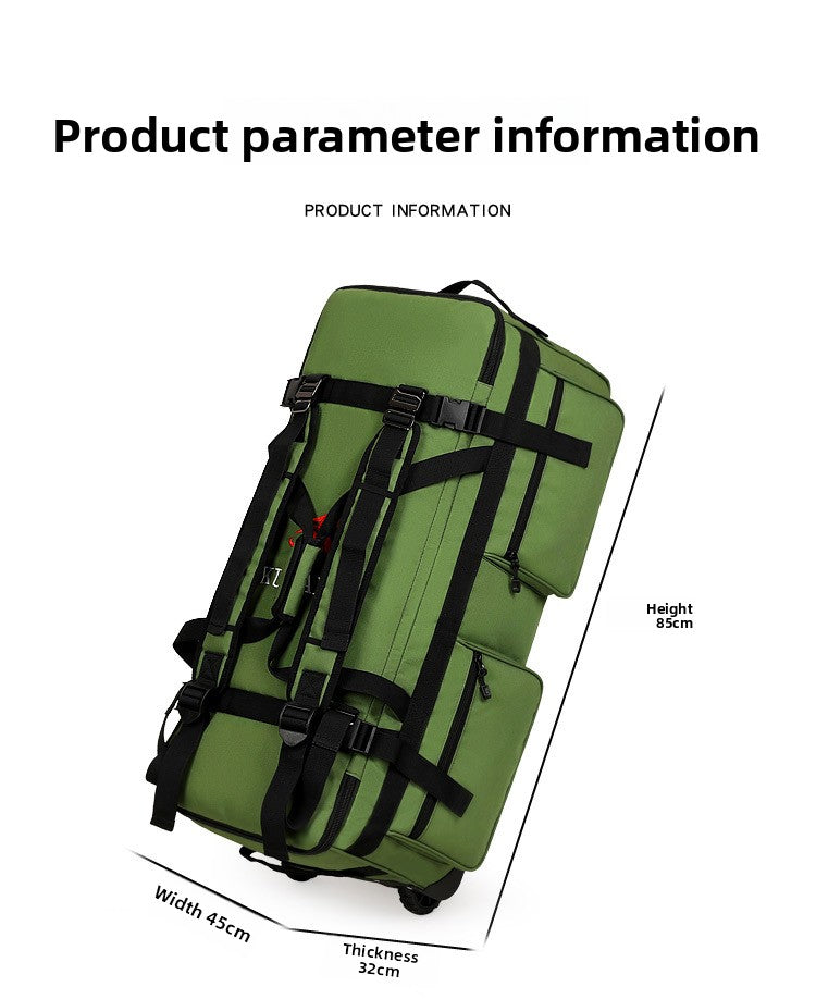 Bolsa de bagagem externa KLQDZMS, bolsa organizadora de roupas de capacidade superdimensionada, mochila de viagem masculina de tecido Oxford, mochila de remessa