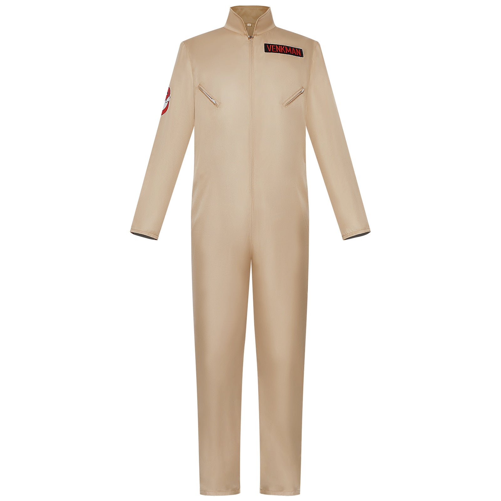 Ghost Buster Cosplay Costume for Adult Classic Venkman Gary Grooberson Ghost Hunt Jumpsuit Halloween Carnival Suit(130CM-XXXL)