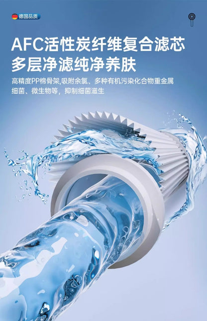 Black 5 Modes Shower Head Adjustable High Pressure Water Saving Portable Filtered Shower Head Faucet Tap Bathroom Accessories