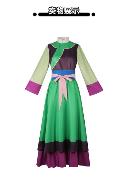 Anime Maomao Cosplay Costume Kusuriya no Hitorigoto Movie Maomao Role Play Hanfu Long Dress Outfit For Hallowmas Party Adult