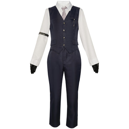 Xavier Cosplay Costume Adult Carnival Uniform Game Love and Deepspacee Xavier Outfit for Halloween Party Masquerade(Navy Blue)