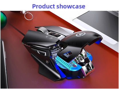 G10 Wired Mechanical Mouse RGB Backlit 200-7200DPI 6000FPS Macro Programming Gaming Mouse with Anti Interference Magnetic Ring