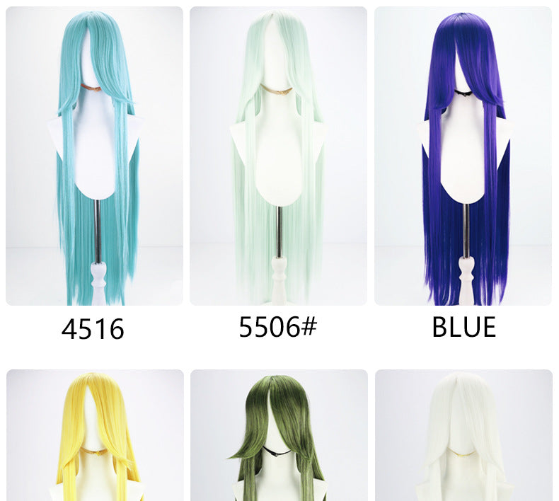 Perucas sintéticas de cabelo rosa com volume de ar, seda de cabelo macia de alta temperatura, cabelo a granel, peruca longa, cacheada, de ondas grandes, lisa, para Cosplay