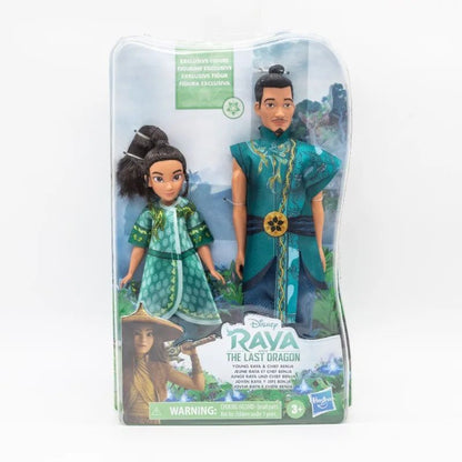 Hasbro Original Disney Raya e o Último Dragão Coleção Anime Figura de Ação Modelo Brinquedo Presente de Aniversário para Meninos e Meninas