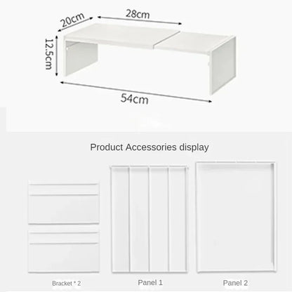 Kitchen Cupboard Organizer Retractable Cabinet Shelf Seasoning Bottle Spice Rack Dish Shelf Kitchen Accessories Storage Rack